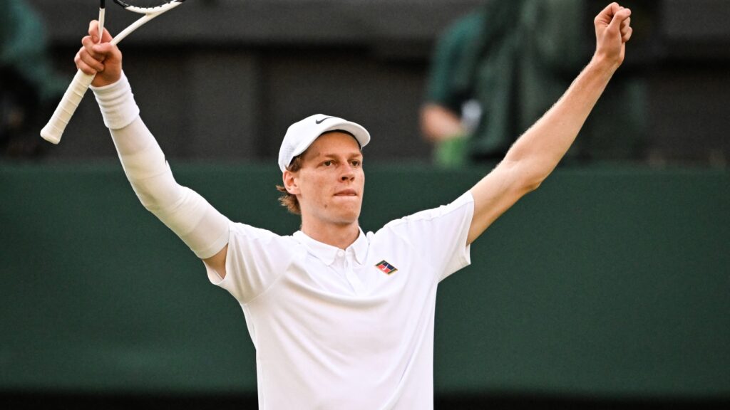 A Wimbledon men's victory for Jannik Sinner, Italy's first singles champion : NPR