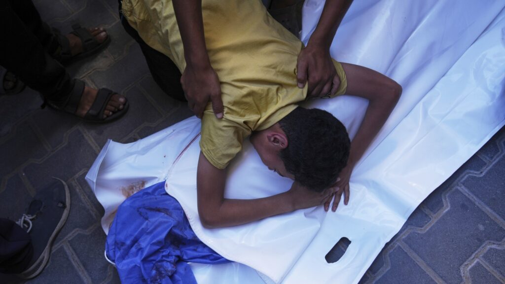 At least 19 killed in Israeli strikes on Gaza as war deaths top 58,000, officials say : NPR