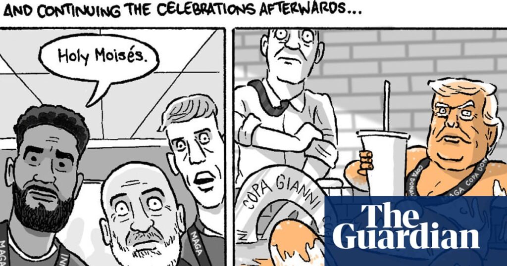 David Squires on … trophy-loving Trump crashing Chelsea’s Club World Cup party