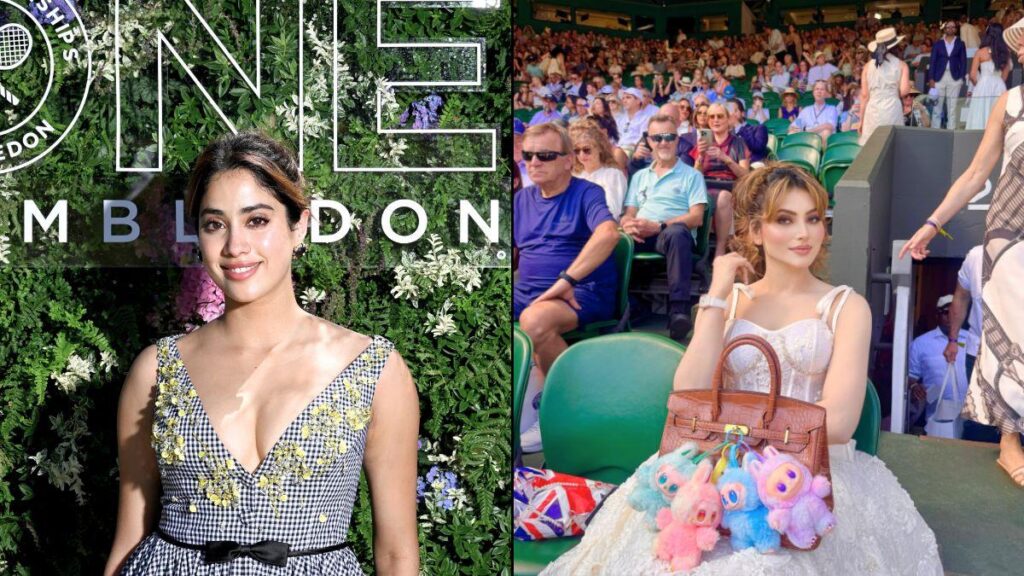 From Jahhvi Kapoor to Urvashi Rautela, all the Indian celebrities spotted at Wimbledon 2025