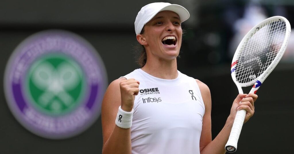 Iga Swiatek dominates American Amanda Anisimova in Wimbledon finals