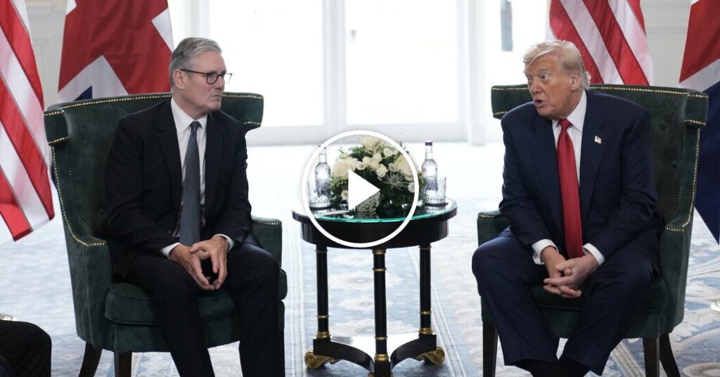 In Break With Israel, Trump Says Children in Gaza ‘Look Very Hungry’