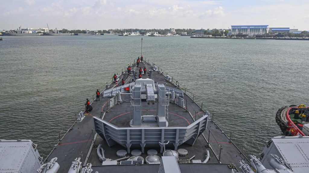 Indian Navy’s eastern fleet ships reach Singapore to bolster naval ties in Southeast Asia