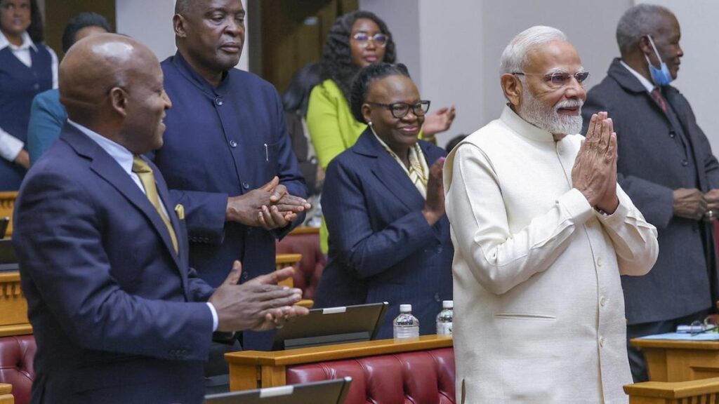 India’s goal in Africa is to ‘build together’, PM says in Namibia