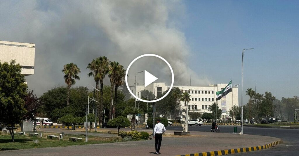 Israeli Airstrikes Target Syrian Defense Ministry