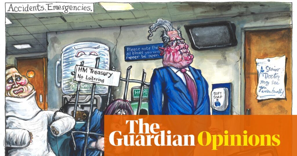 Martin Rowson on the doctors’ strike in England – cartoon