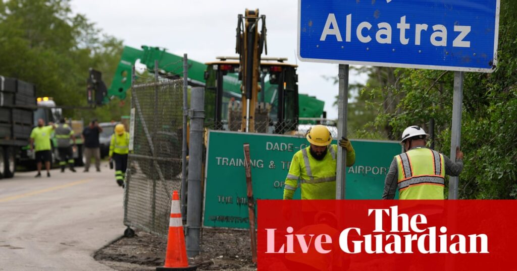Miami archbishop condemns Florida detention center known as ‘Alligator Alcatraz’ – as it happened | Trump administration