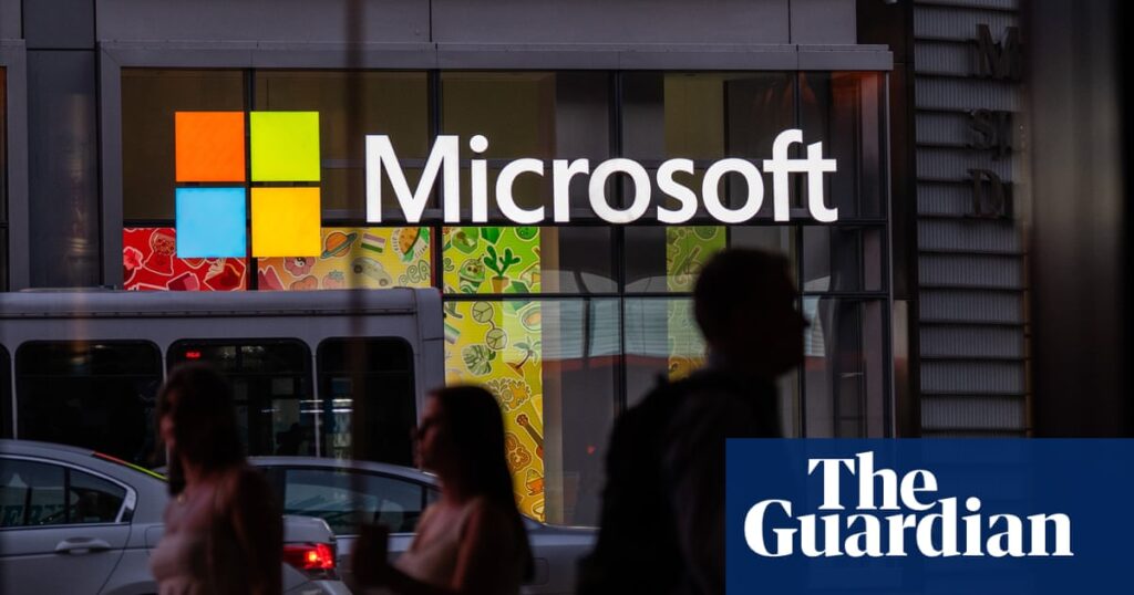Microsoft becomes second public company to reach $4tn valuation amid AI boom | Technology