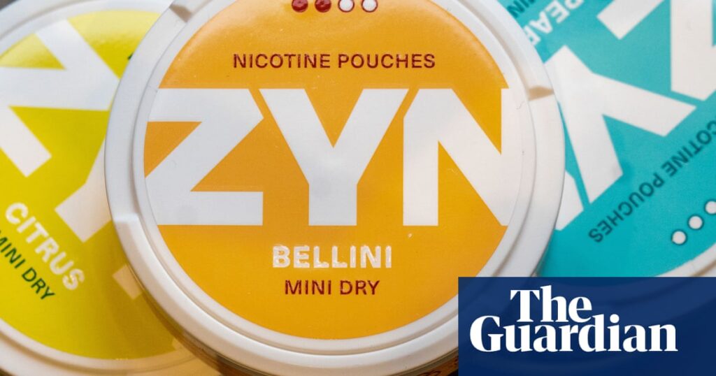 Nicotine pouches sold to children mimic sweets, says UK trading standards body | Children's health