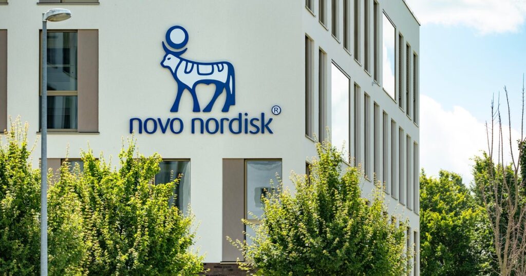 Novo Nordisk shares fall 20% after company names new CEO and lowers its financial outlook