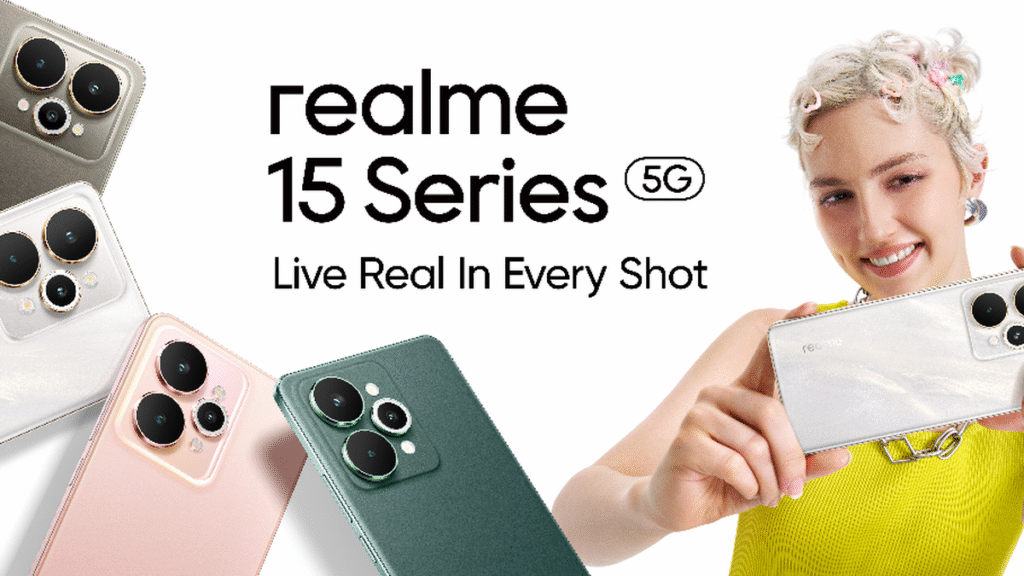 Realme 15 Pro 5G and Realme 15 5G launched along with Buds T200: Price, features and sale