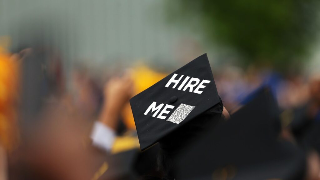 Recent college grads struggle to find jobs : NPR