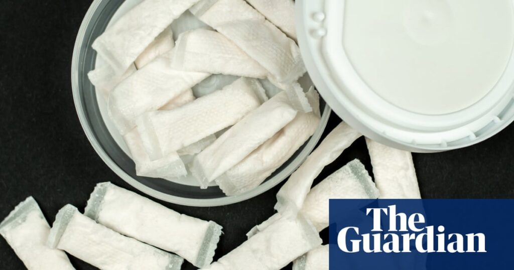 Reports of US children ingesting nicotine pouches surge, study says | US news