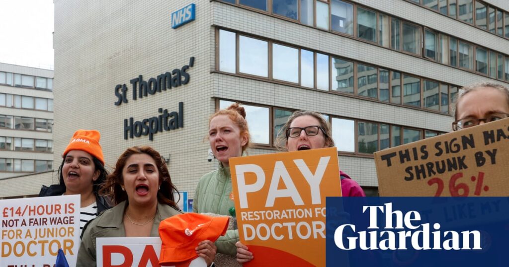 Resident doctors in England go on strike over pay restoration | NHS