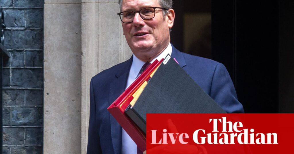 Starmer says UK ‘can’t just tax our way to growth’ as he brushes off call for wealth tax – UK politics live | Politics