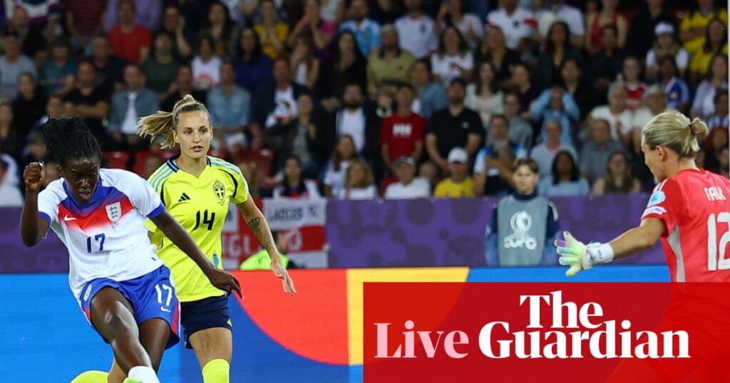 Sweden v England: Women’s Euro 2025 quarter-final – live | Women’s Euro 2025