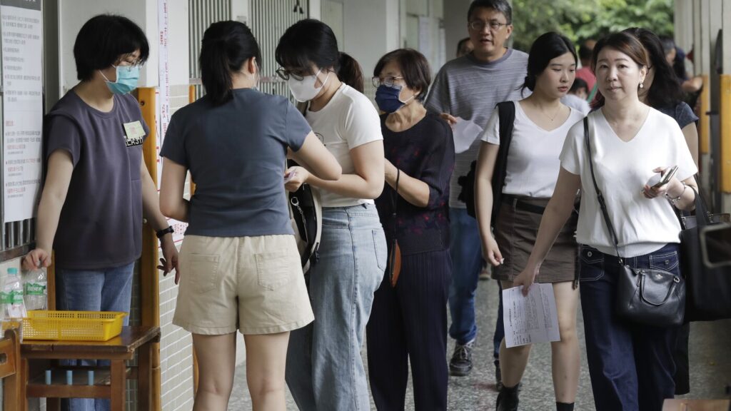 Taiwan votes to decide whether to oust lawmakers : NPR