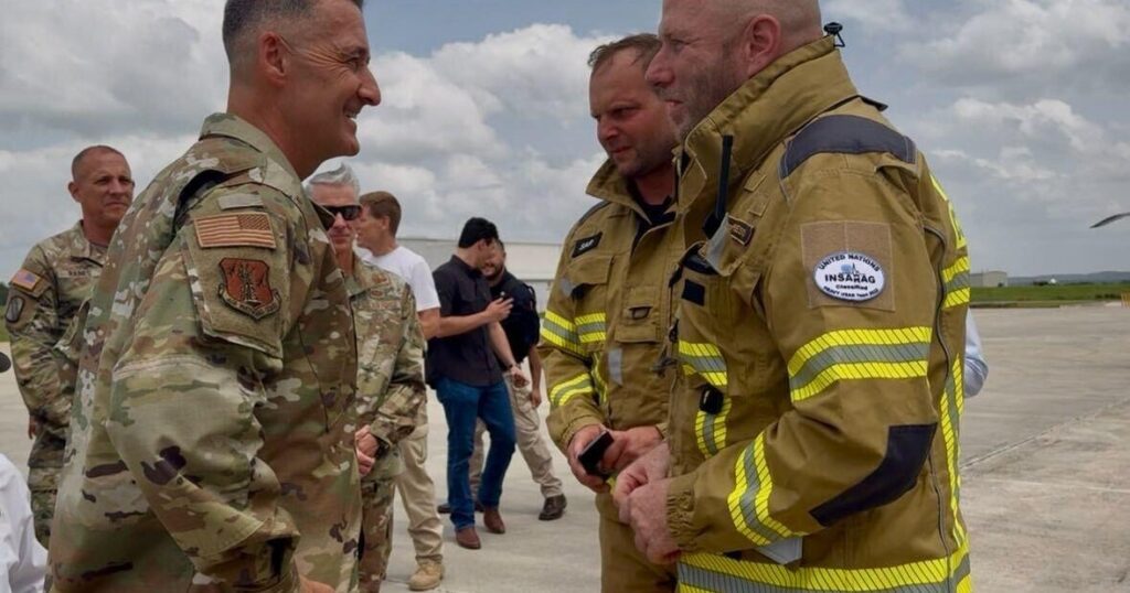Texas National Guard continues flood response with Czech team joining effort