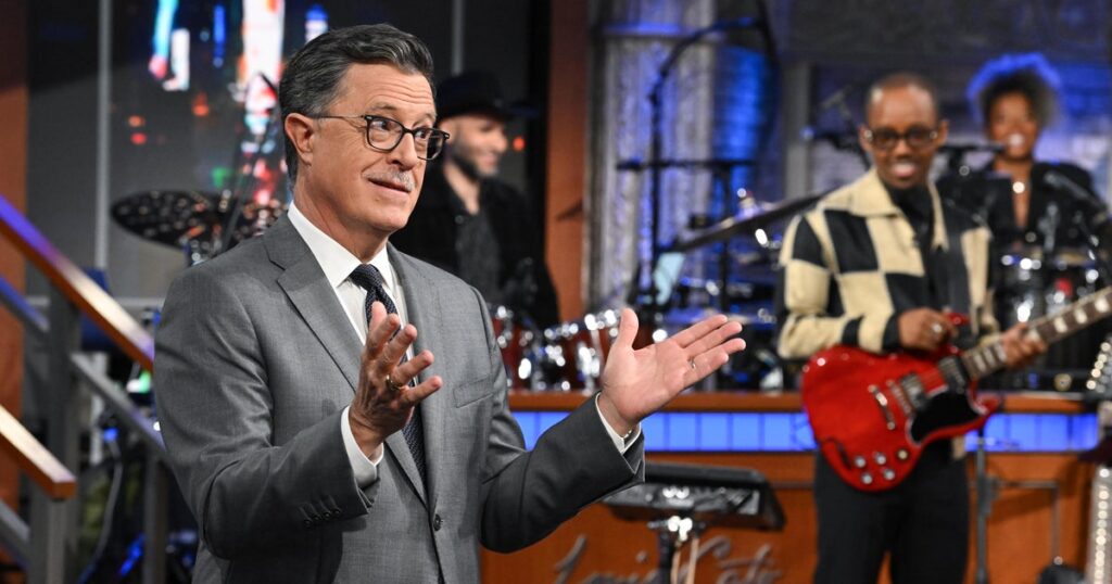 "The Late Show with Stephen Colbert" to end in May 2026