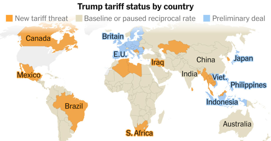 Tracking Trump’s Tariffs: Rates for China, the E.U. and More