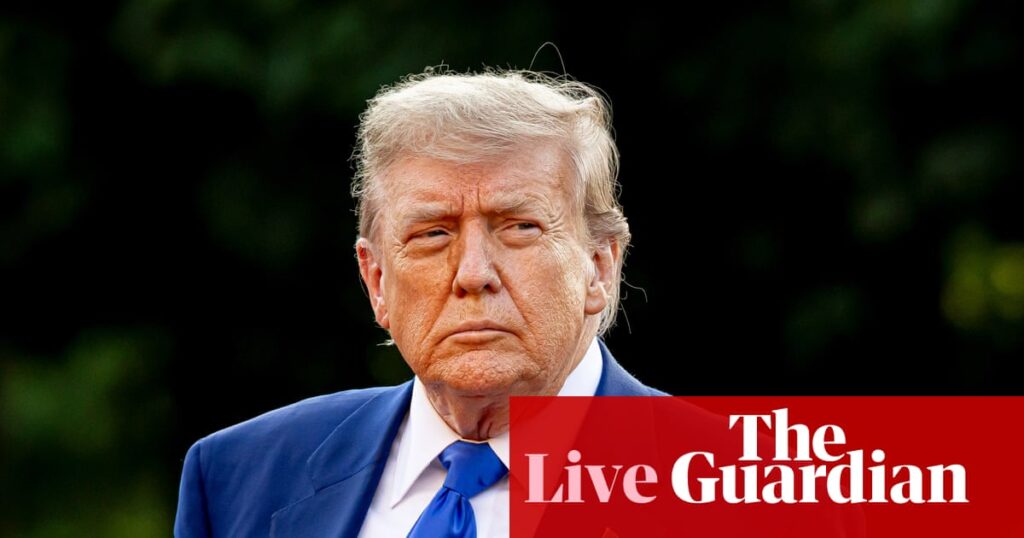 Trump again tries to brush off Epstein crisis as ‘nothing’, blaming Democrats for controversy – US politics live | US news