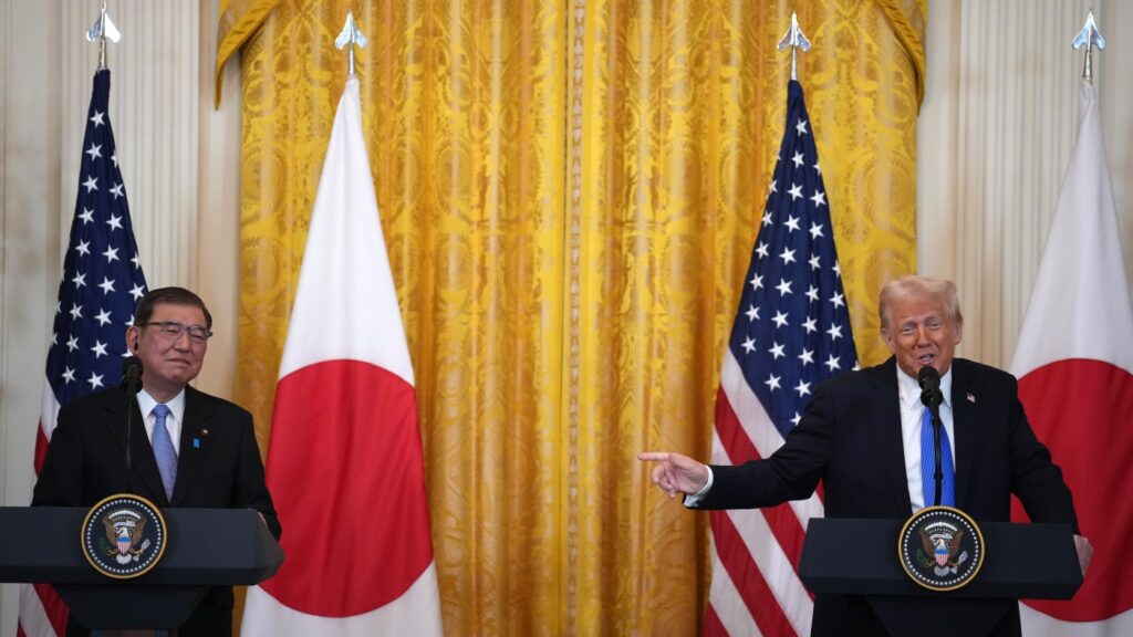 Trump announces trade deal with Japan : NPR