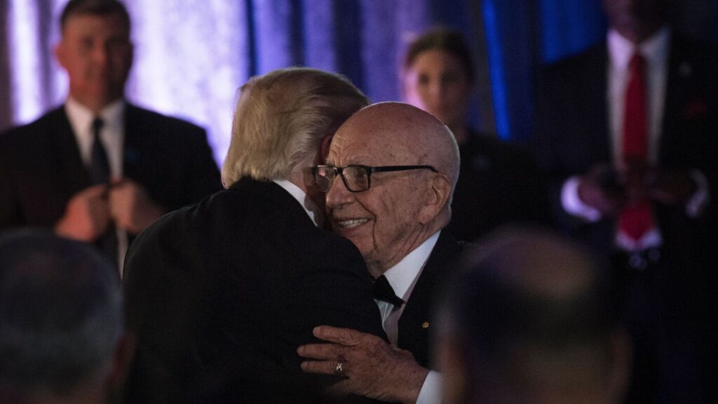 Trump defamation lawsuit against Rupert Murdoch takes personal turn : NPR