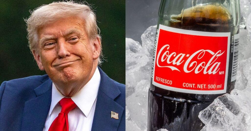 Trump says Coke agrees to switch formula back to cane sugar, like in Mexico