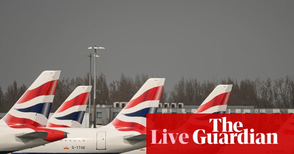 UK flight delays: disruption at airports in London area – live updates | Air transport