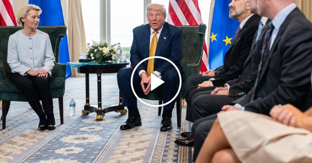 U.S. and Europe Reach Preliminary Trade Deal With 15% Tariffs