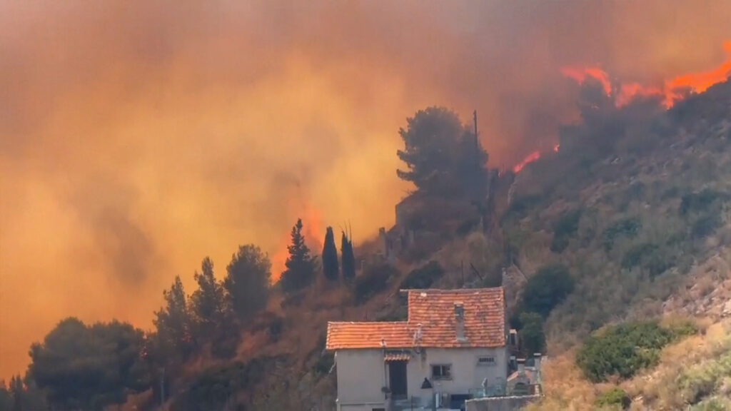 Wildfires shut airport near Marseille in France | Wildlife