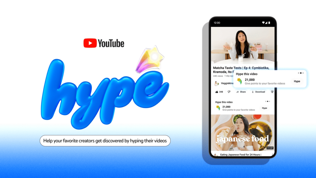YouTube launches Hype feature in India to boost growing creators