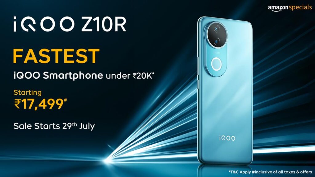 iQOO Z10R with 32 MP selfie camera and MediaTek processor launched in India