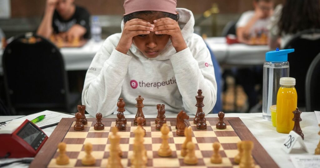 10-year-old becomes youngest female chess player to defeat grandmaster