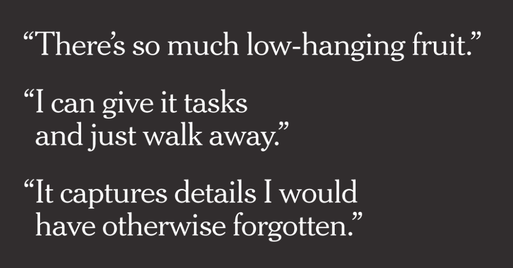 21 Ways People Are Using A.I. at Work