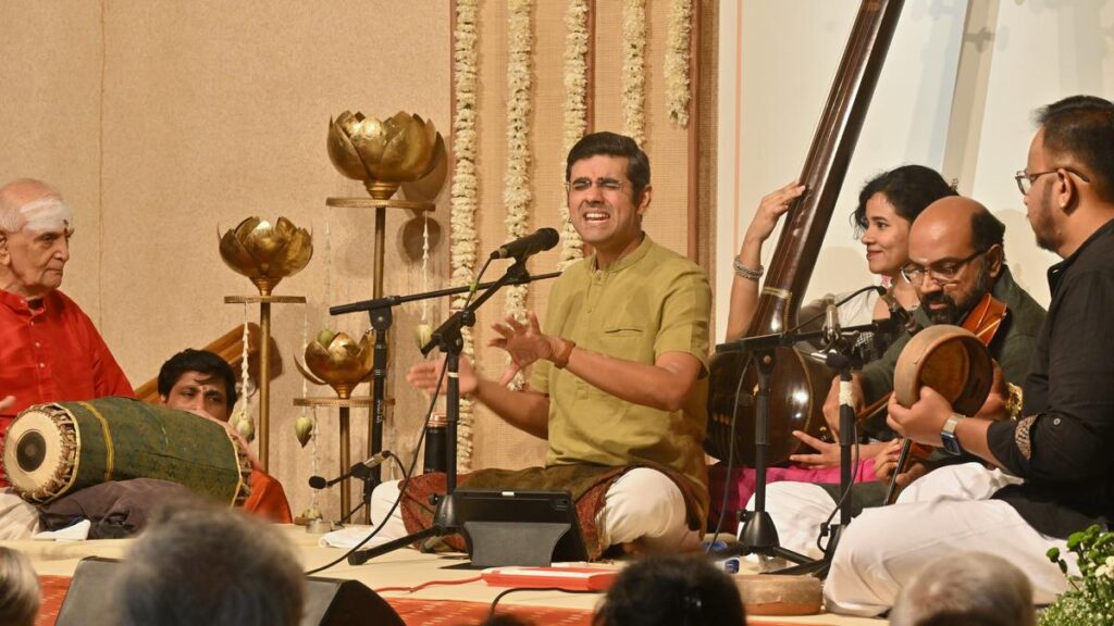 A Kathakali padam was the highlight of Sikkil Gurucharan’s recent concert