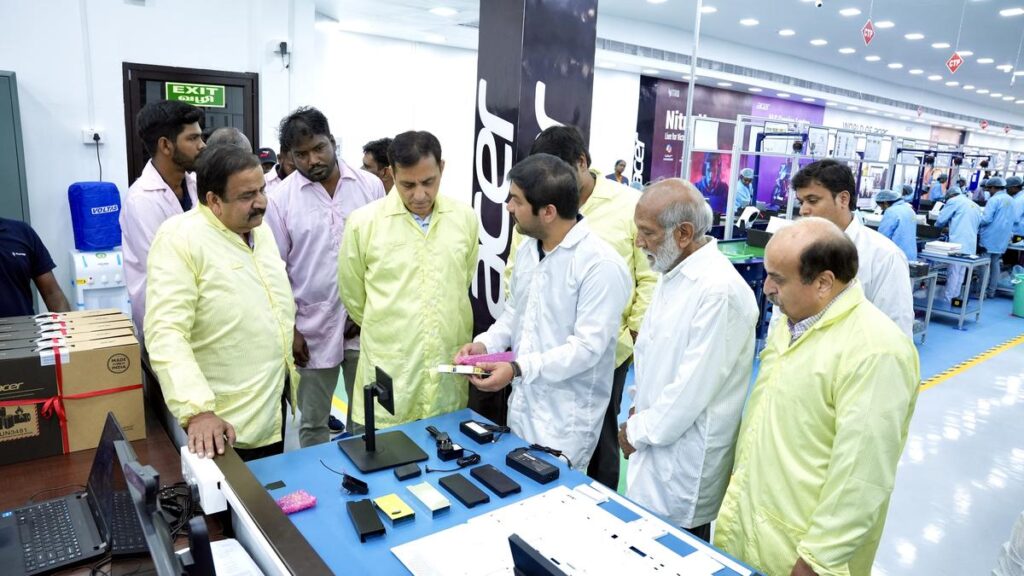 Acer opens new laptop manufacturing facility in Puducherry