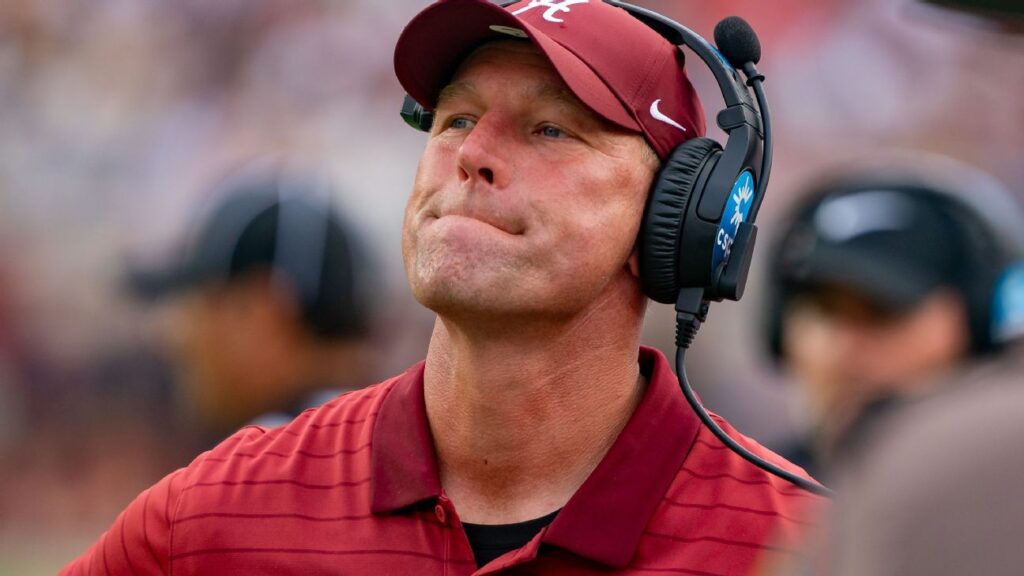 Alabama's loss 'falls on everyone,' coach Kalen DeBoer says