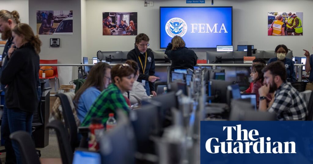 Alarm over Fema aid rule requiring email address for disaster victims | Trump administration