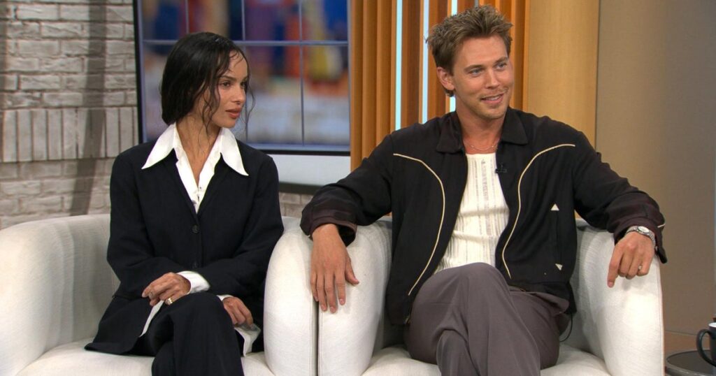 Austin Butler, Zoë Kravitz talk "Caught Stealing," preparing for roles and on-screen chemistry