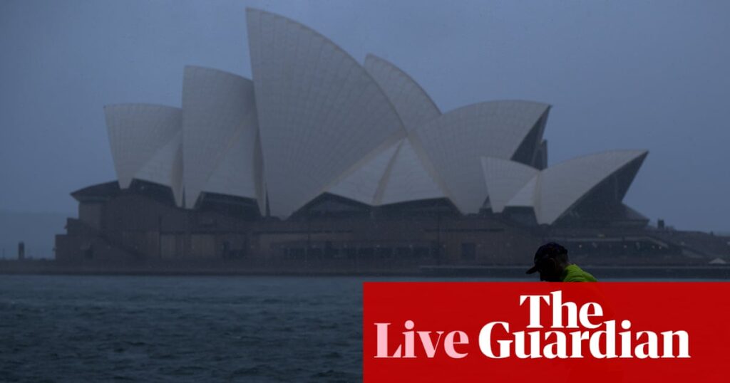 Australia news live: hundreds call for help as heavy rain lashes NSW; Lehrmann appeal resumes in federal court | Australia news