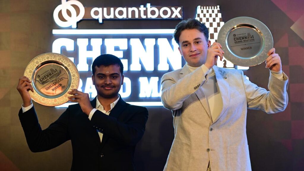 Chennai Grandmasters chess | Champion Keymer remains unbeaten; Pranesh clinches Challengers crown