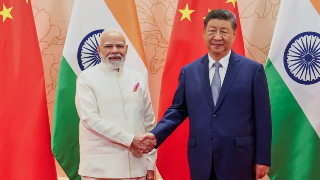 China's Xi and India's Modi vow to resolve border differences at meeting in Tianjin : NPR