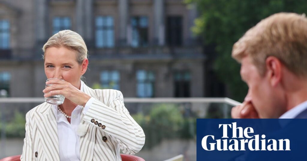 Choir that drowned out Germany’s AfD leader happy to ‘bend the ear’ of country | Alternative für Deutschland (AfD)