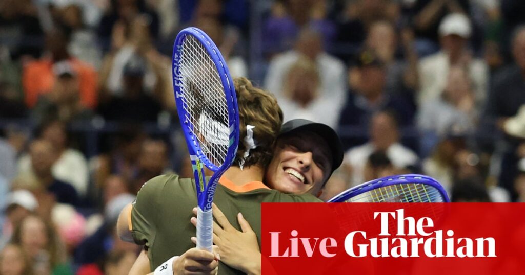 Collins/Harrison v Errani/Vavassori after Swiatek/Ruud win: US Open mixed doubles semi-finals – live updates | US Open Tennis 2025