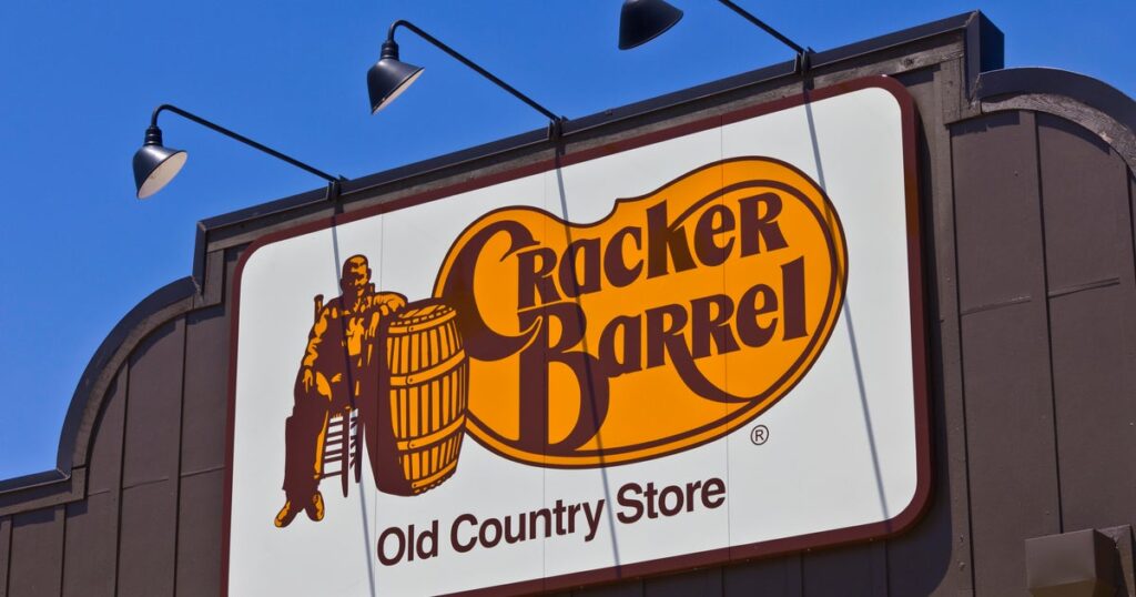 Cracker Barrel loses almost $100 million in value as stock plunges after new logo release