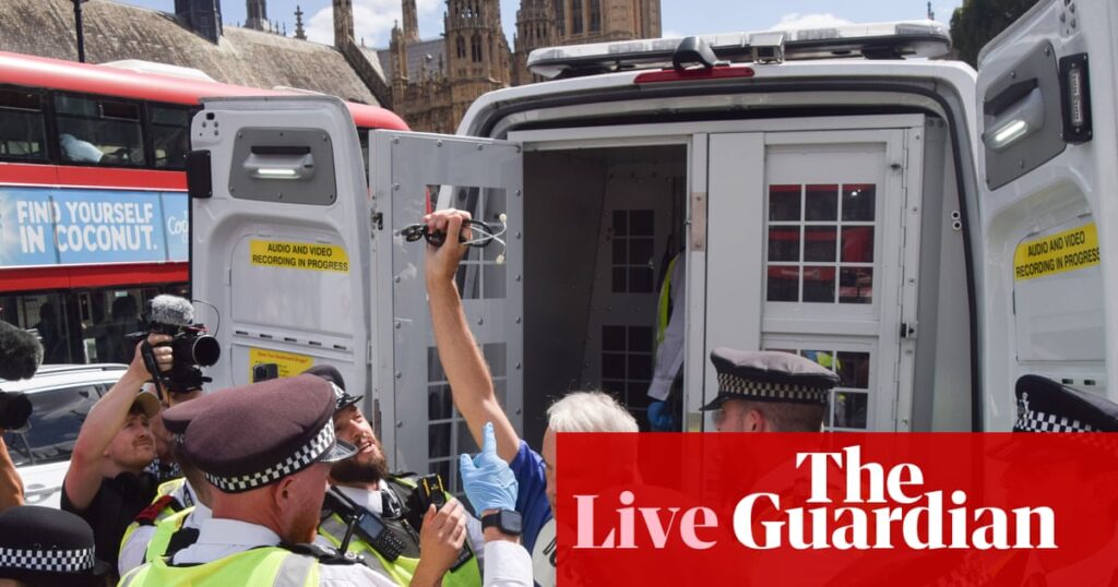 Ed Davey calls for review of terrorism legislation after Palestine Action arrests – UK politics live | Politics