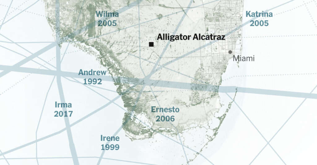 Environmental Concerns at ‘Alligator Alcatraz’ Include Storms and Flooding