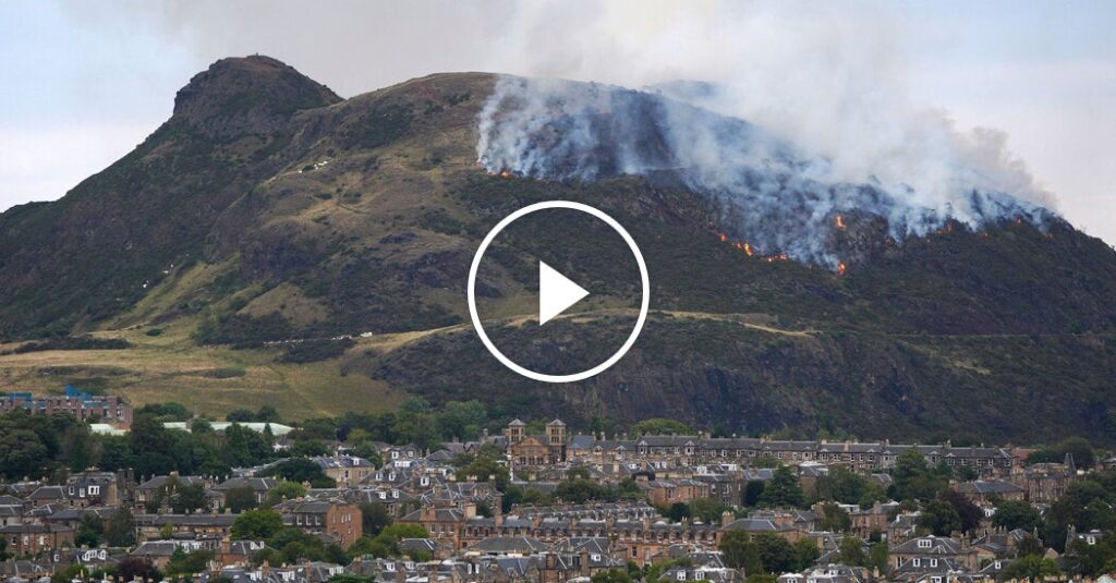 Fire Breaks Out on Edinburgh’s Landmark Arthur’s Seat