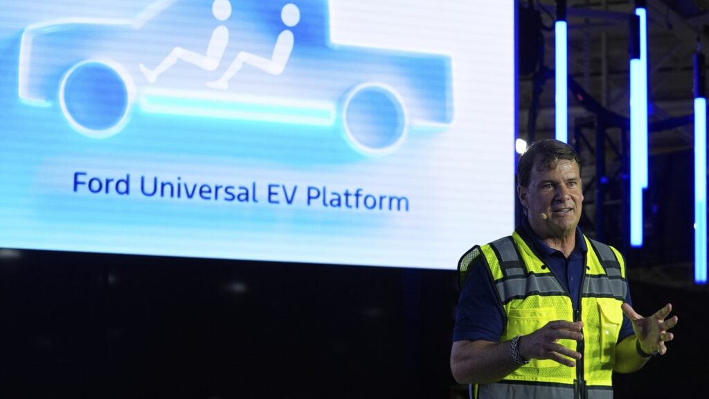 Ford says it will roll out a cheaper electric pickup truck : NPR